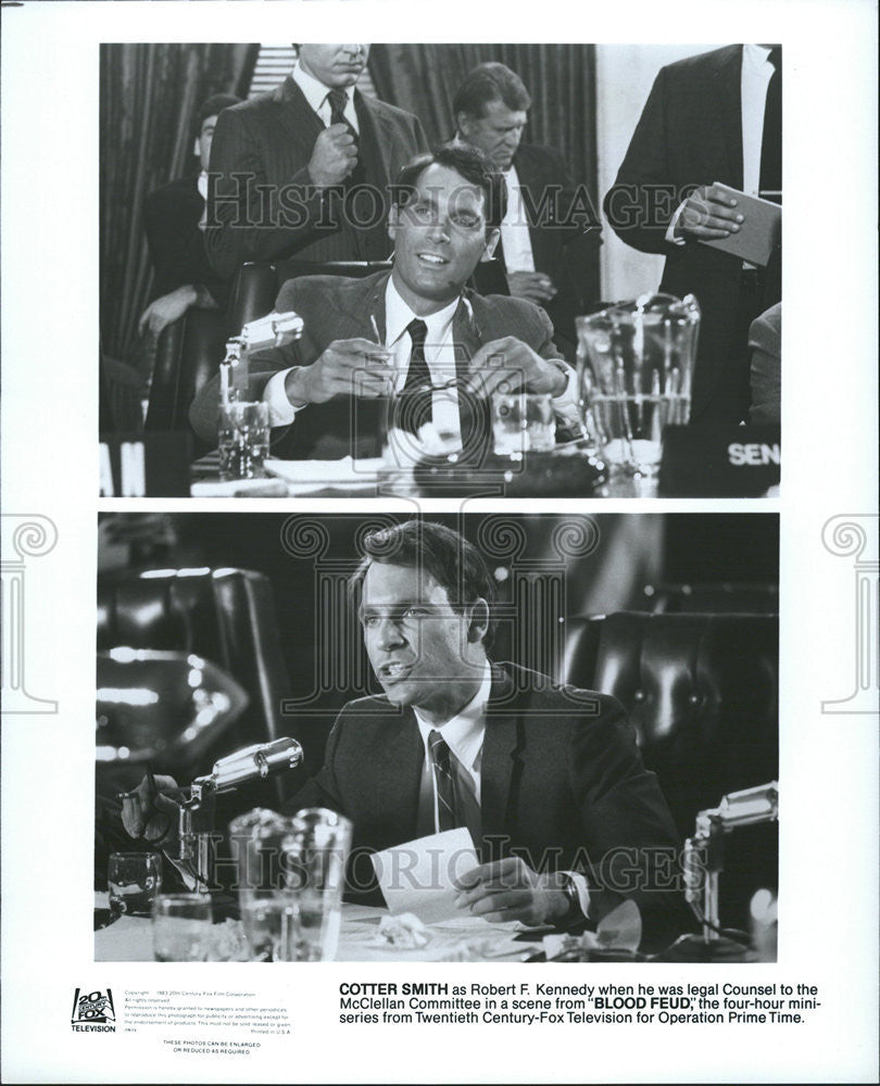 Press Photo Cotter Smith Robert Kennedy legal Counsel McClellan Committee - Historic Images