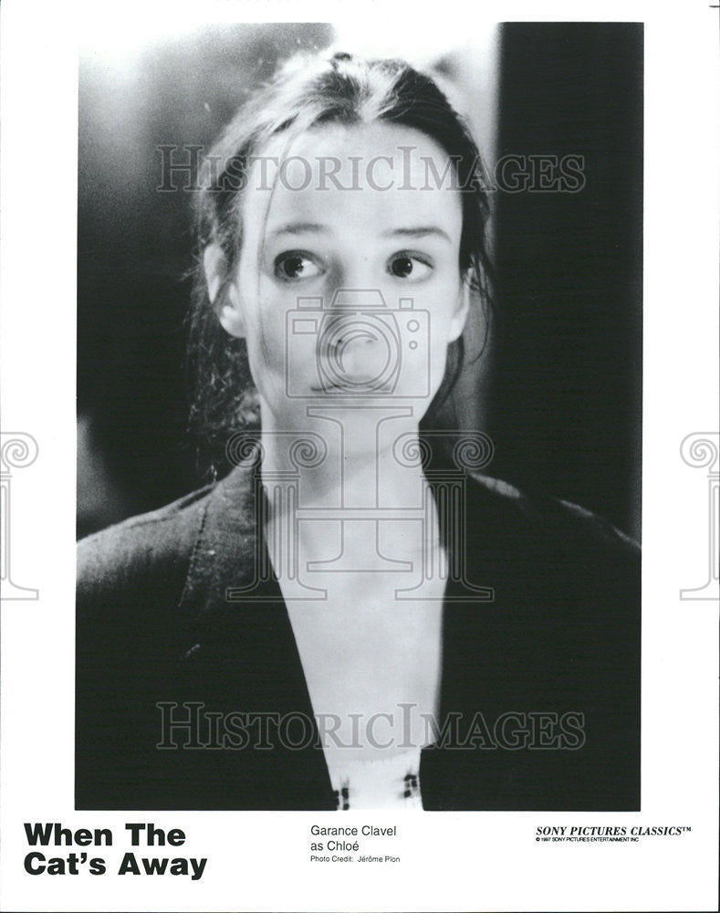 1997 Press Photo Garance Clavel actrice franÃƒÆ’Ã‚Â§aise de cinÃƒÆ’Ã‚Â©ma Paris - Historic Images