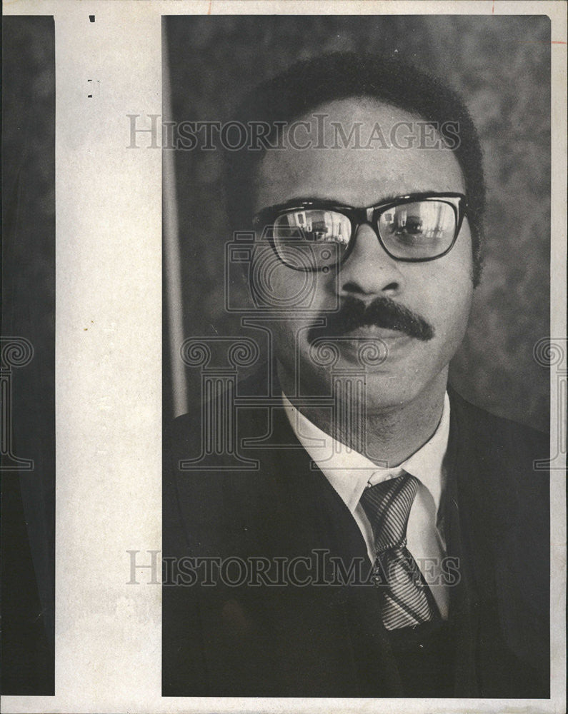 1971 Press Photo Morris Cole Bill Johnson Judge - Historic Images