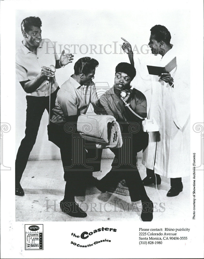 1993 Press Photo Coasters American rhythm blues rock vocal group string roll - Historic Images