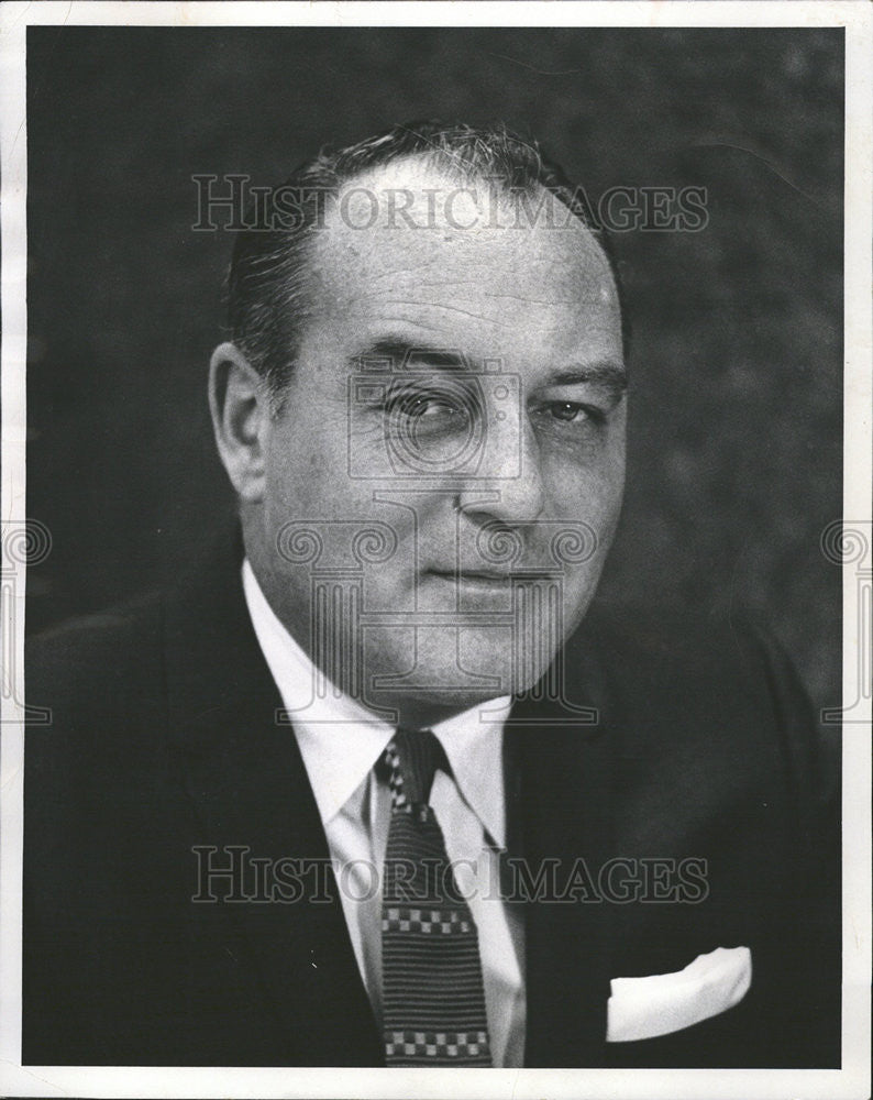 1967 Press Photo Columnist Paul Coates Los Angele interviewer TV Died Newspaper - Historic Images