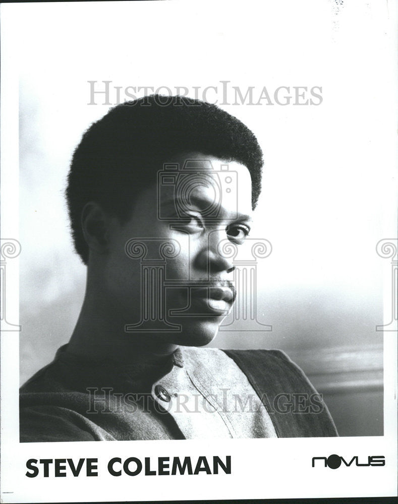 1991 Press Photo Steve Coleman African American saxophone player composer Jazz - Historic Images