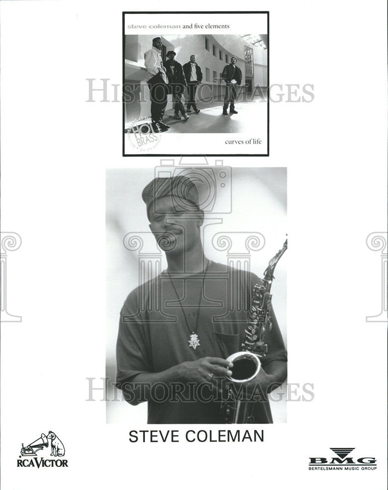 1996 Press Photo Steve Coleman African American saxophone player composer - Historic Images