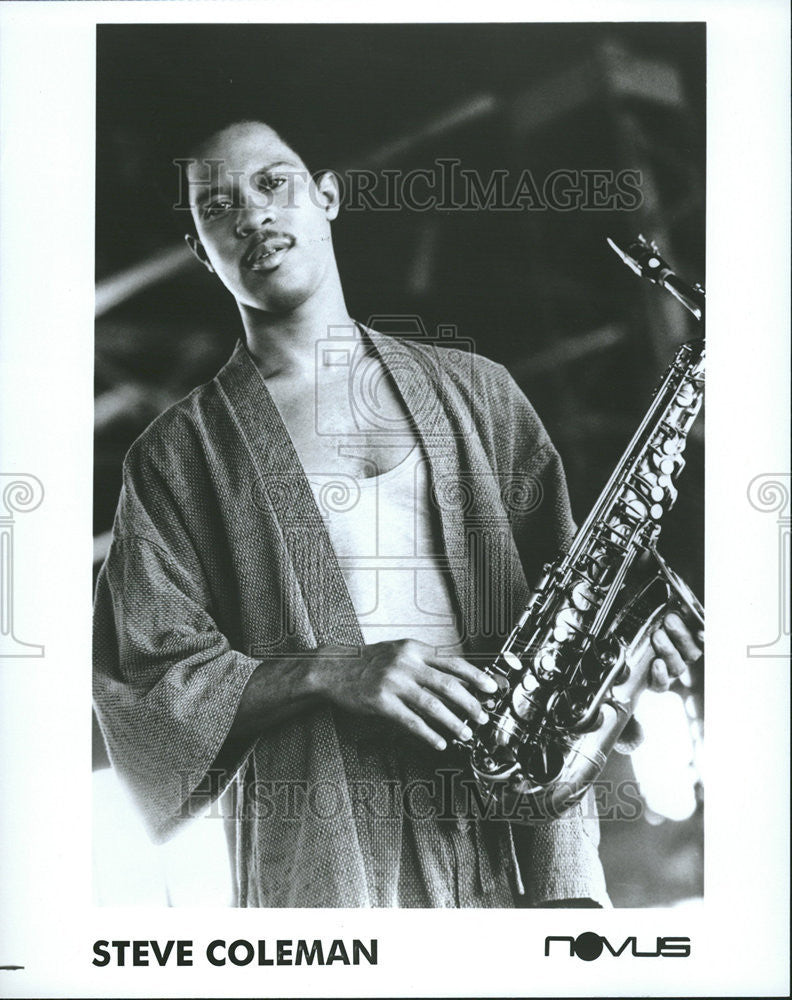 1993 Press Photo Saxophone Player Steve Coleman - Historic Images