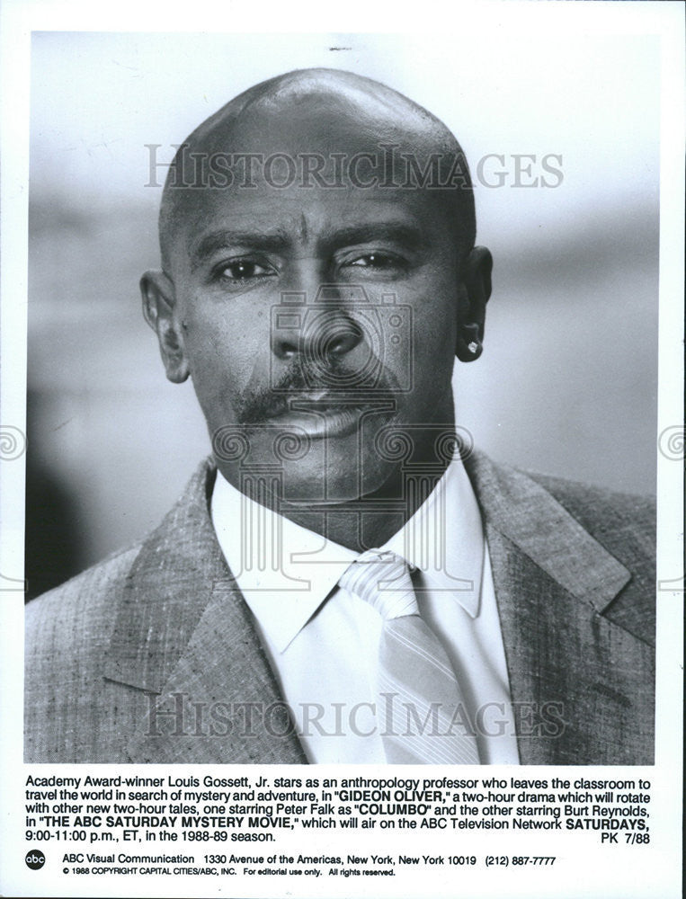 1992 Press Photo Louis Gossett Jr. Stars In Gideon Oliver - Historic Images