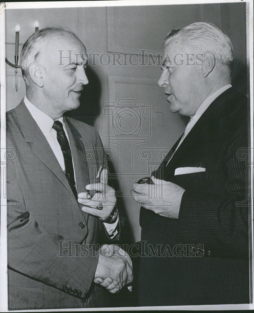 1959 Press Photo US Steel Negotiator R. Conrad Cooper - Historic Images