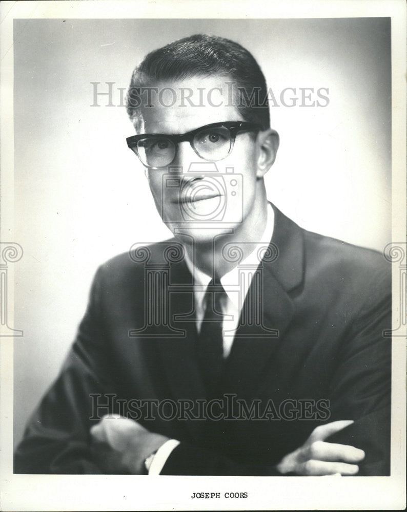 1969 Press Photo Joseph Coors - Historic Images