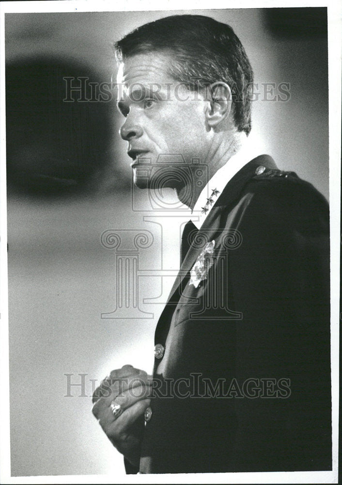 1992 Press Photo Jim Collier Family opposed civilian review panel - Historic Images