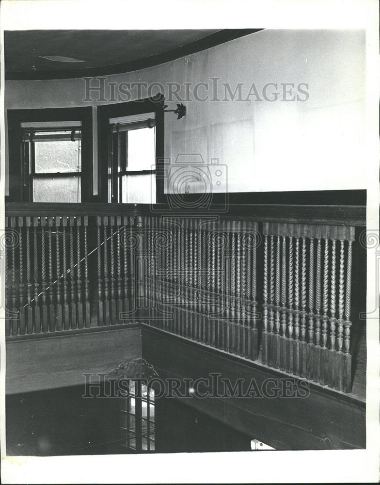 Press Photo building Interiors Stair case - Historic Images