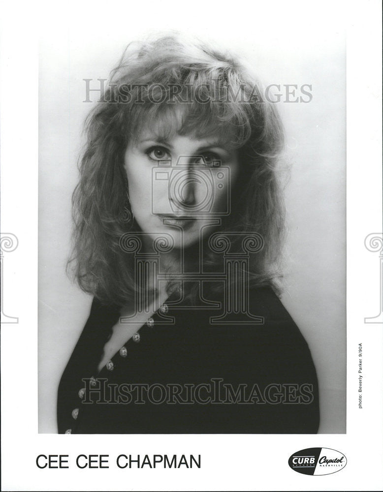 1991 Press Photo Cee Cee Chapman Country Music Singer Songwriter - Historic Images