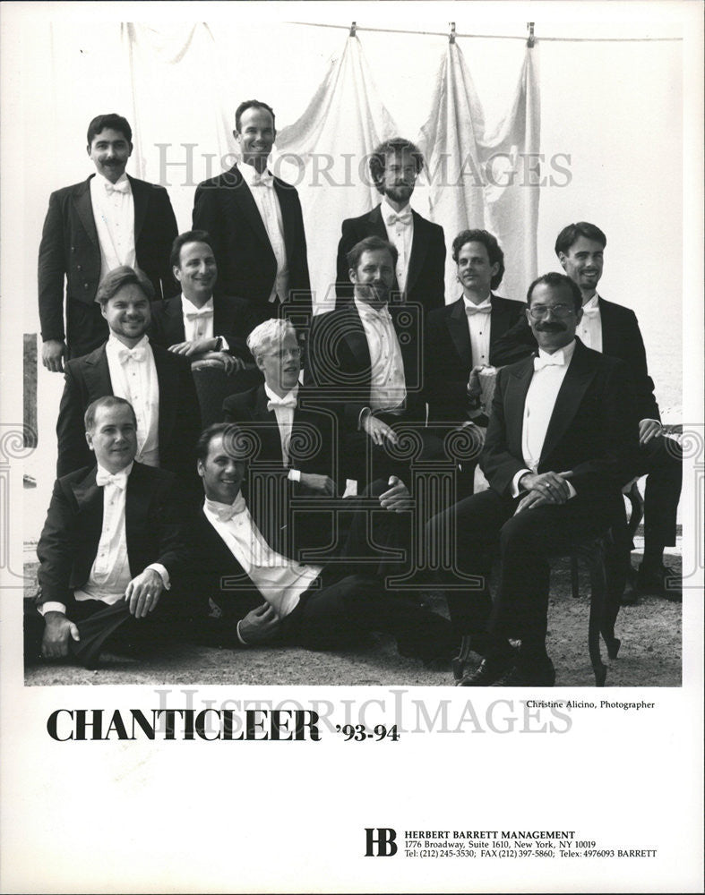 1993 Press Photo San Francisco California Chanticleer Classical Vocal Ensemble - Historic Images