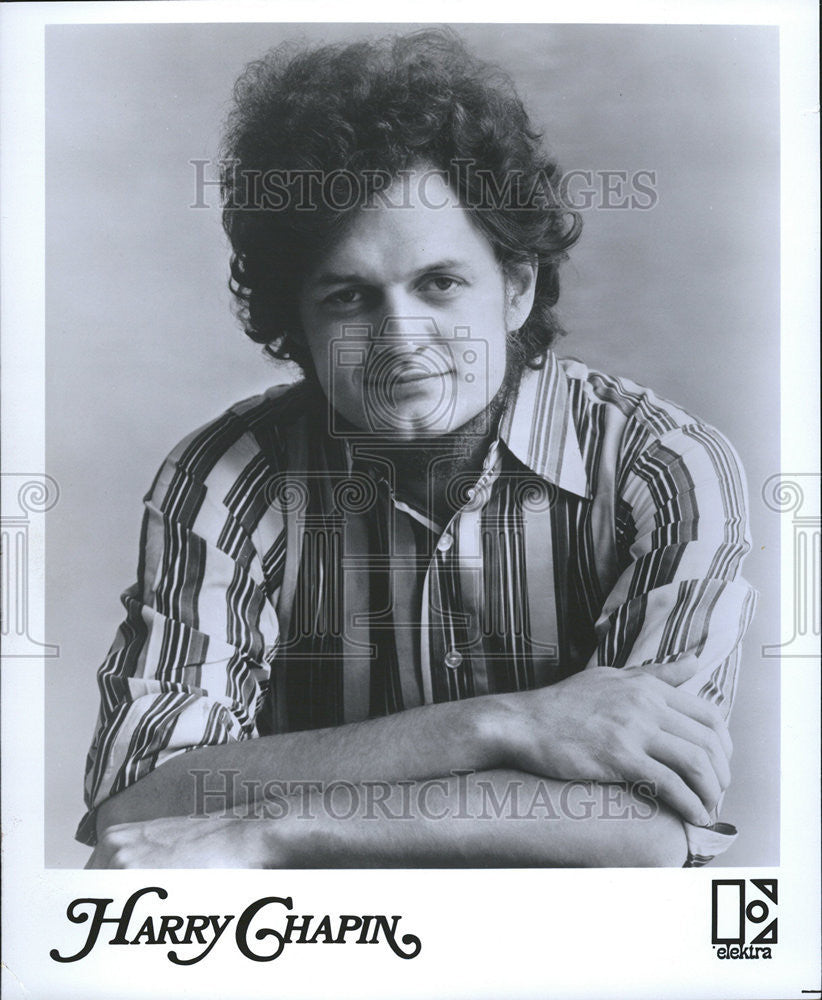 1972 Press Photo Harry Forster Chapin Folk Rock Songs American Singer Songwriter - Historic Images