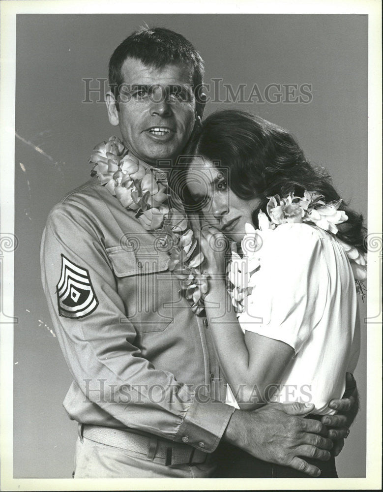 1979 Press Photo William Devane Barbara Hershey From Here to Eternity - Historic Images