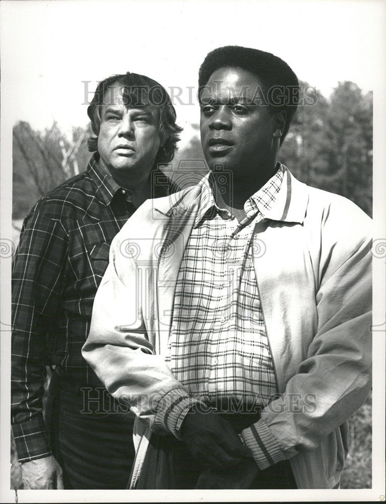 1989 Press Photo Joe Don Baker Howard Rollins - Historic Images