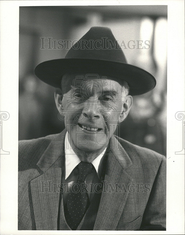 Press Photo Actor Harry Morgan TV Program AfterMASH Colonel Sherman Potter - Historic Images