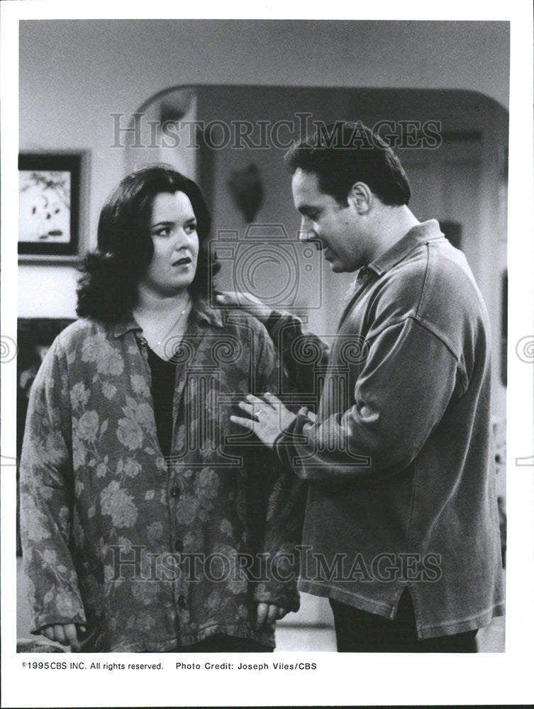 1995 Press Photo Andrew Clay Rosie O Donnell Bless This House - Historic Images