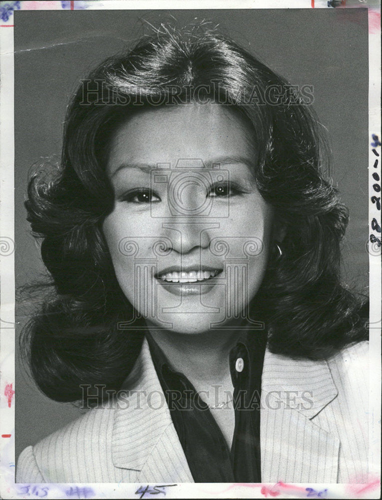 1984 Press Photo Connie Chung American journalist anchor reporter - Historic Images