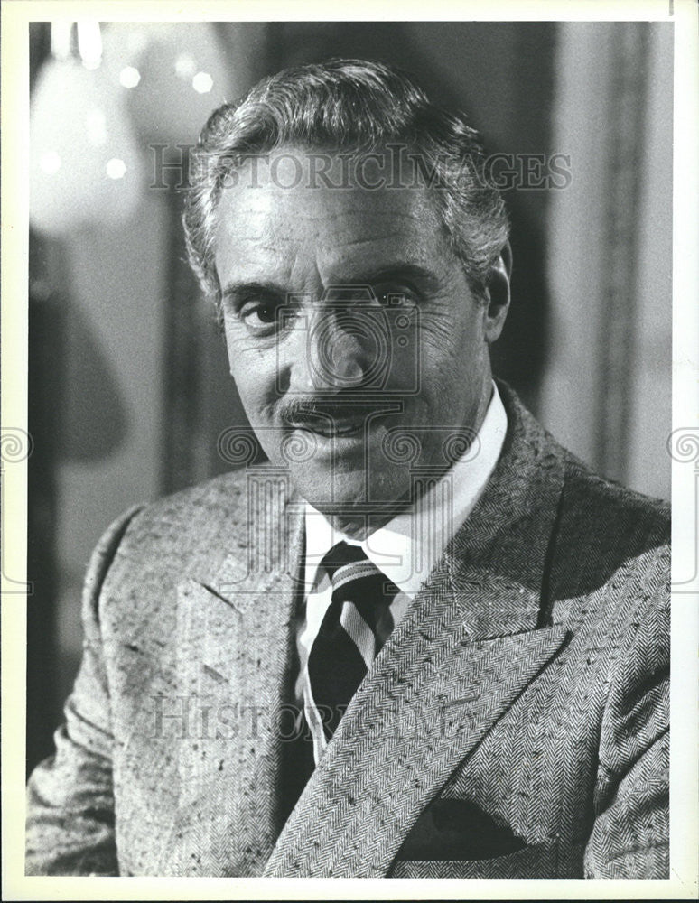 1985 Press Photo Hal Linden Alexander Blacke Magic NBC TV - Historic Images