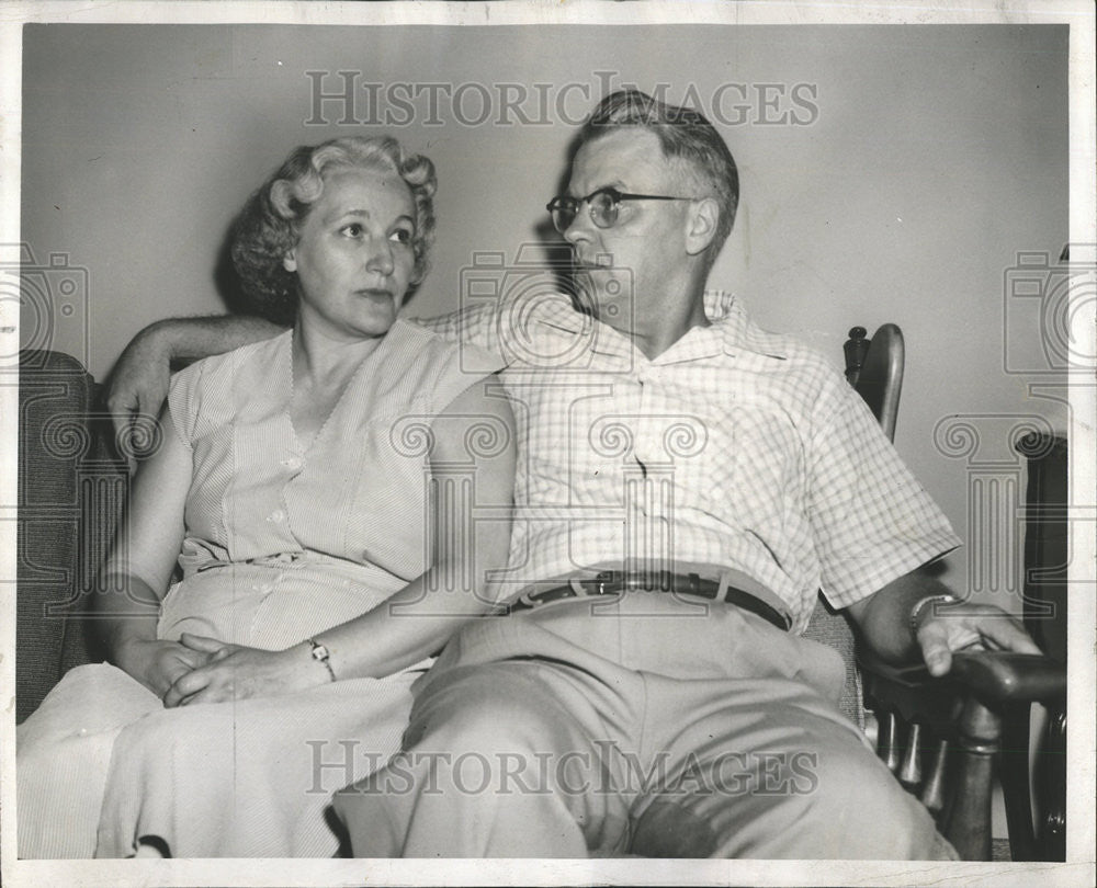 1957 Press Photo Ralp Anderson Lotus Missing Teen Age Girl - Historic Images