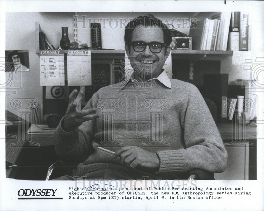 1980 Press Photo Michael Ambrosino President Public Associates Executive Odyssey - Historic Images