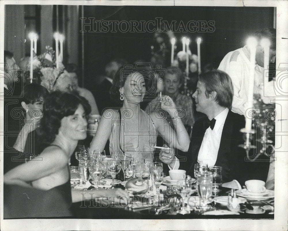 1976 Press Photo Mrs John Anderson Mike Blackman Chicago Ballet Paolo Bortoluzzi - Historic Images