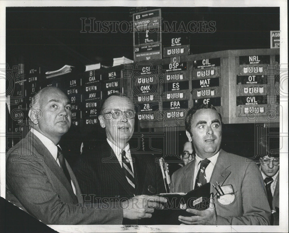 1973 Press Photo Roger Anderson, Chairman of Continental Bank - Historic Images