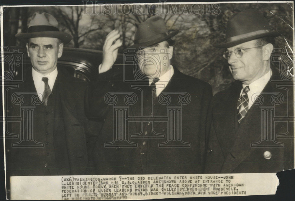 1949 Press Photo OJD Delegates At White House - Historic Images
