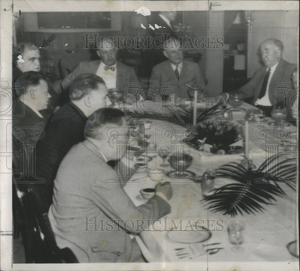 1946 Press Photo John Lewis American Federation Labor Executive Council Miami - Historic Images