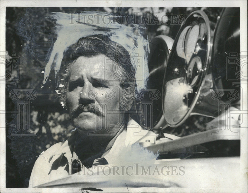 1973 Press Photo Howard Duff Jeo Mannix Buddy Ebsen Barnaby Jones - Historic Images