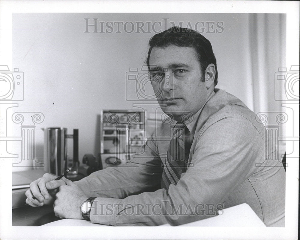 1971 Press Photo Chris Duffy WLS-TV Publicity - Historic Images