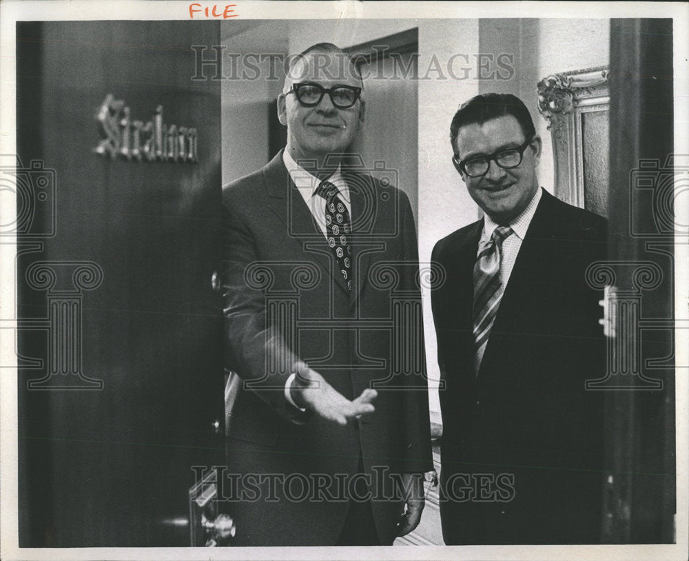 1970 Press Photo Krejcsi StrahornsMichigan Arthur Duffy Karl Broving - Historic Images