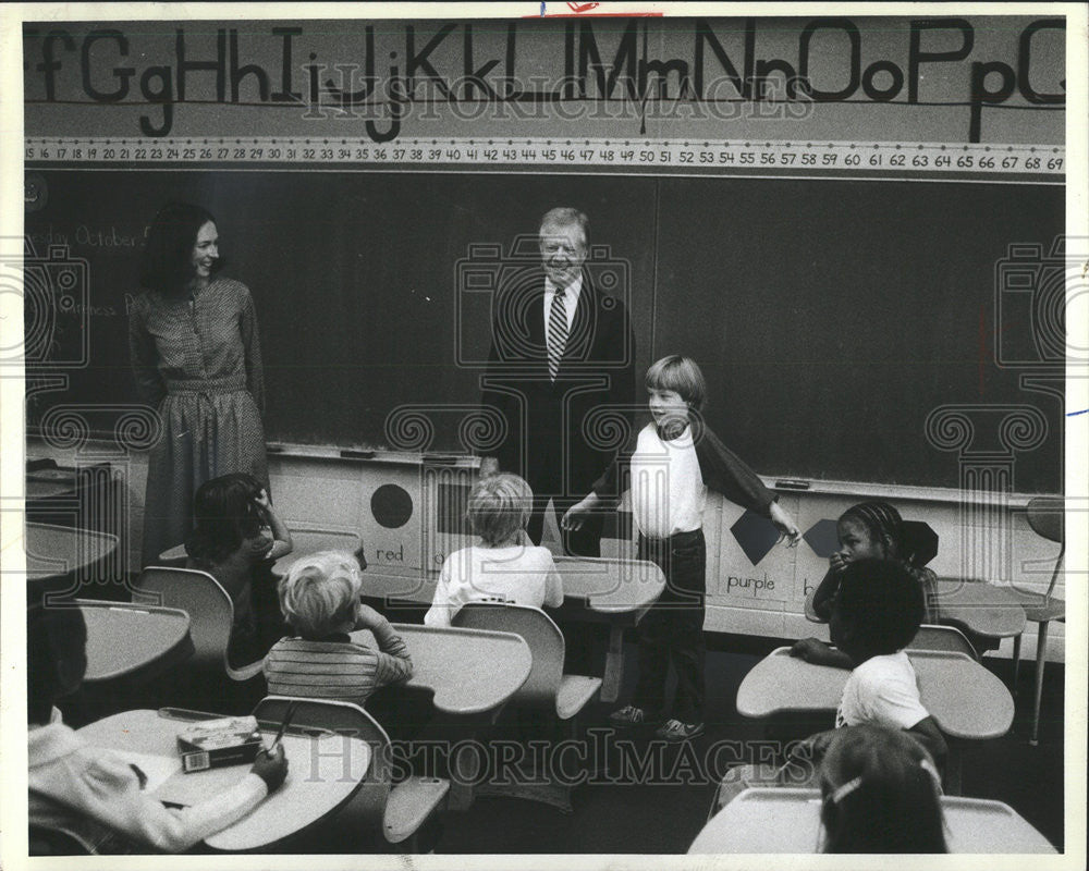 1982 Press Photo James Earl &quot;Jimmy&quot; Carter, Jr. Class - Historic Images