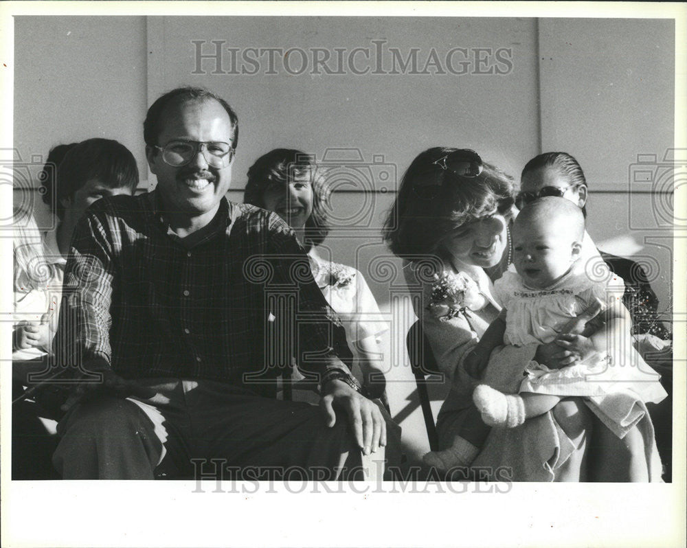 1985 Press Photo BeirutKurt Carlson Rockford Cheri Meredith - Historic Images