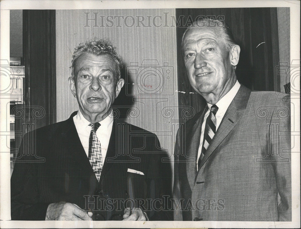 1964 Press Photo Dirksen Illinois Leslie Arends Melvin GOP Everett Delegates - Historic Images