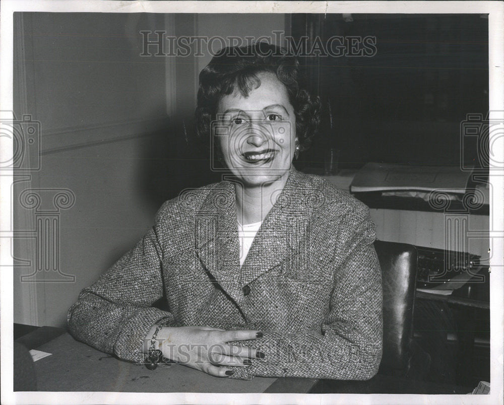 1961 Press Photo Mrs Maria Arosemena Ecuador Chicago Women President Sister - Historic Images