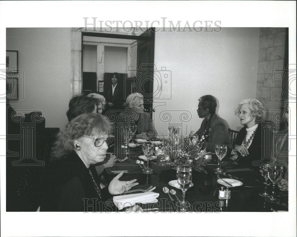 Press Photo First Lady of France Madame Bernadette Chirac in Chicago - Historic Images