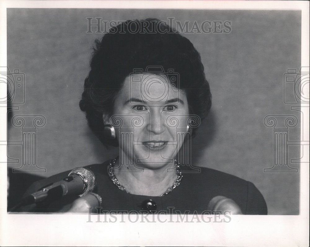 1990 Press Photo Peg Breslin/State Representataive/Democrat/Illinois - Historic Images