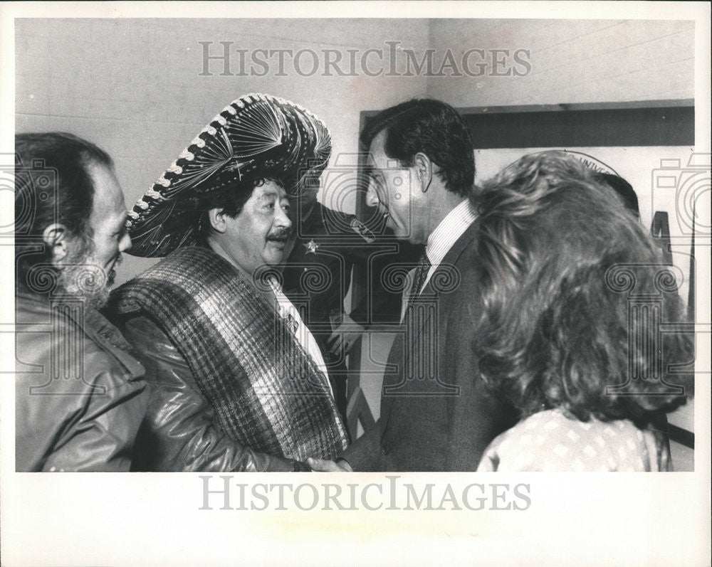 1989 Press Photo Mexican President Candidate Cuauhtemoc Cardenas - Historic Images