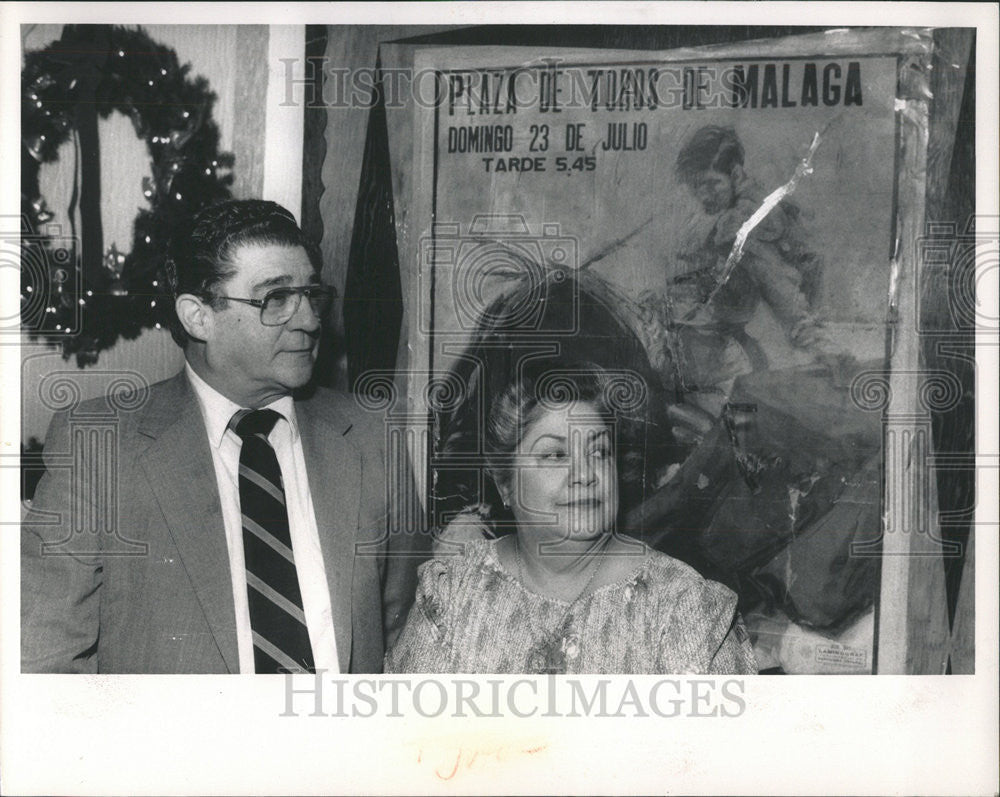 1989 Press Photo Jose Cardoso President Illinois Hispanic Chamber Commerce - Historic Images