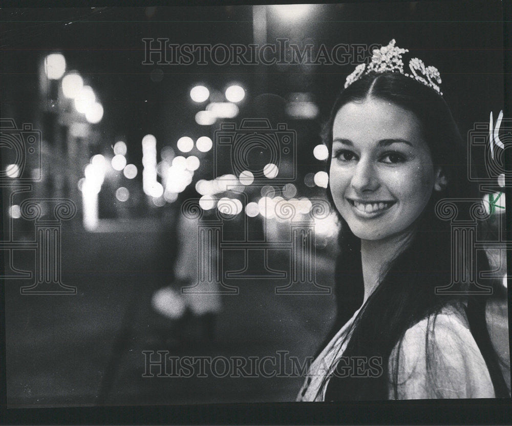 1973 Press Photo Miss Illinois Teen-ager Elaine Caras - Historic Images