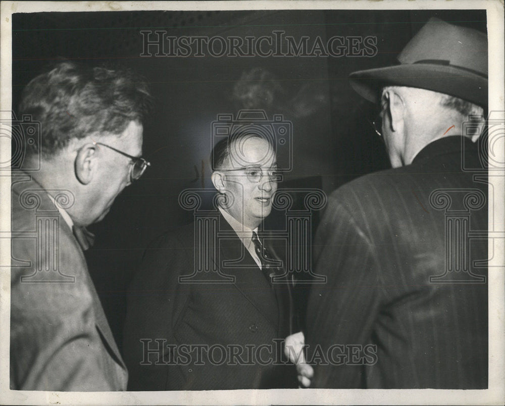 1961 Press Photo Judge Oscar Caplan Justice Rackets Court Chicago Gambling - Historic Images