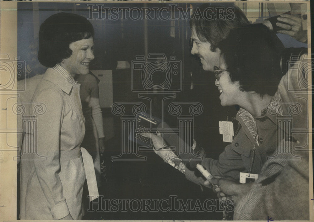 1977 Press Photo United States First Lady Rosalynn Carter - Historic Images