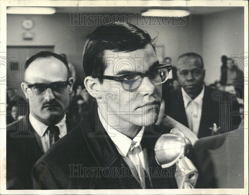 1966 Press Photo Michael J. Carlig, 19, Accused of Stabbing Women - Historic Images