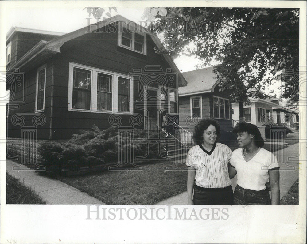 1982 Press Photo Tanya Cordia Carothers Housing Urban Development Eviction - Historic Images