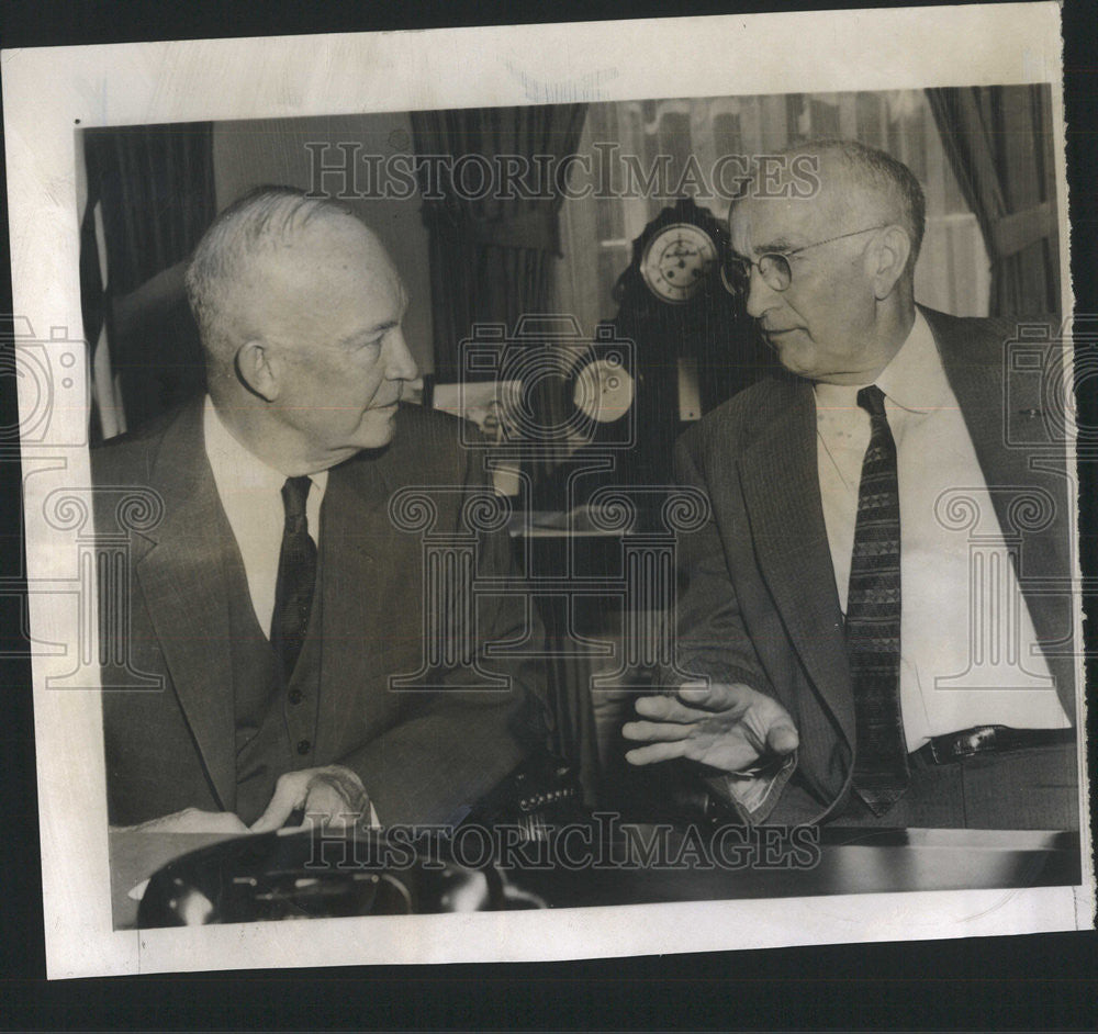 1956 Press Photo Omer Carmichael Superintendent of Schools Louisville Kentucky - Historic Images