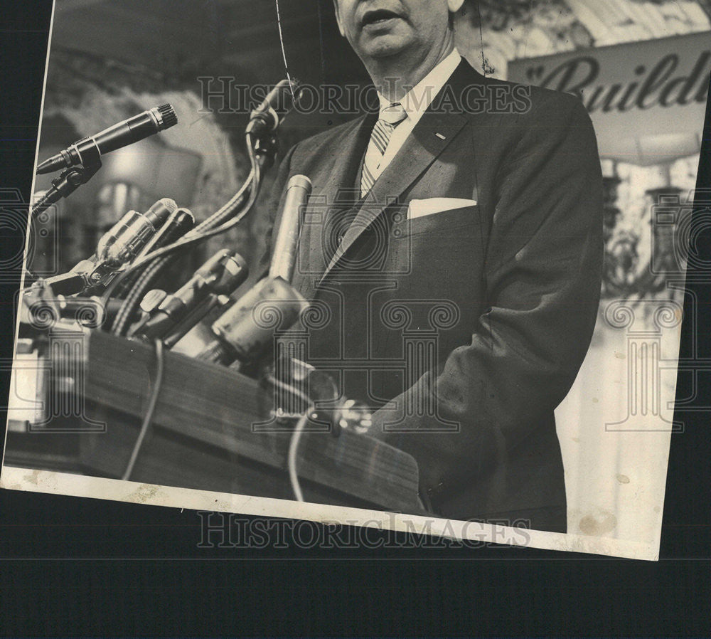 1960 Press Photo Robert B Anderson Treasury Secretary - Historic Images