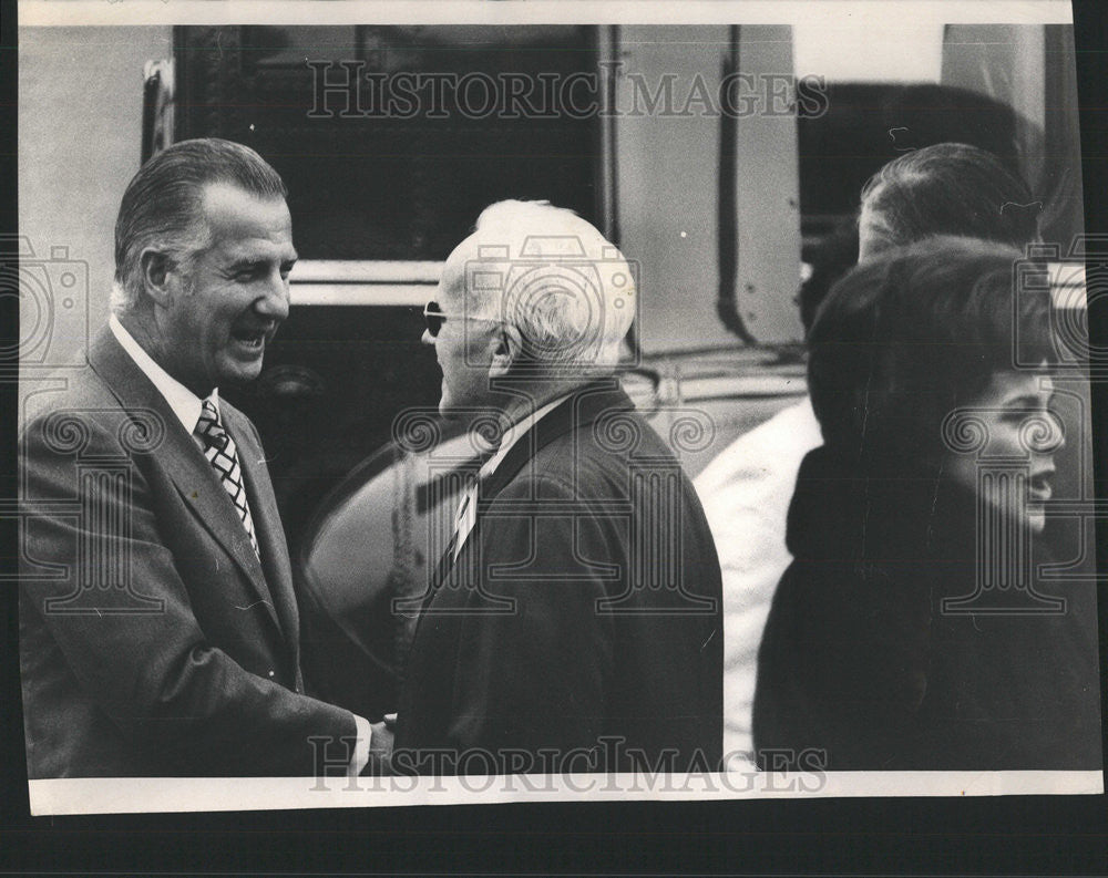 1971 Press Photo United States Vice-President Spiro T. Agnew &amp; Wife - Historic Images