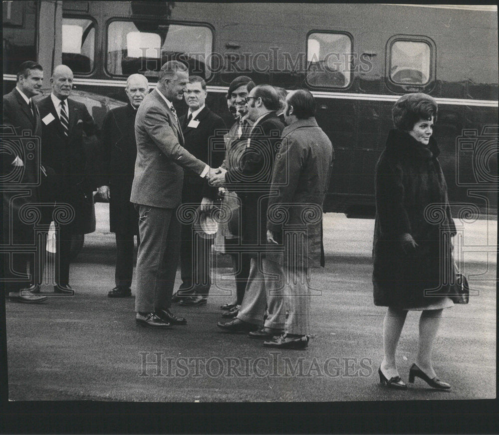 1971 Press Photo United States Vice-President Spiro T. Agnew &amp; Wife - Historic Images