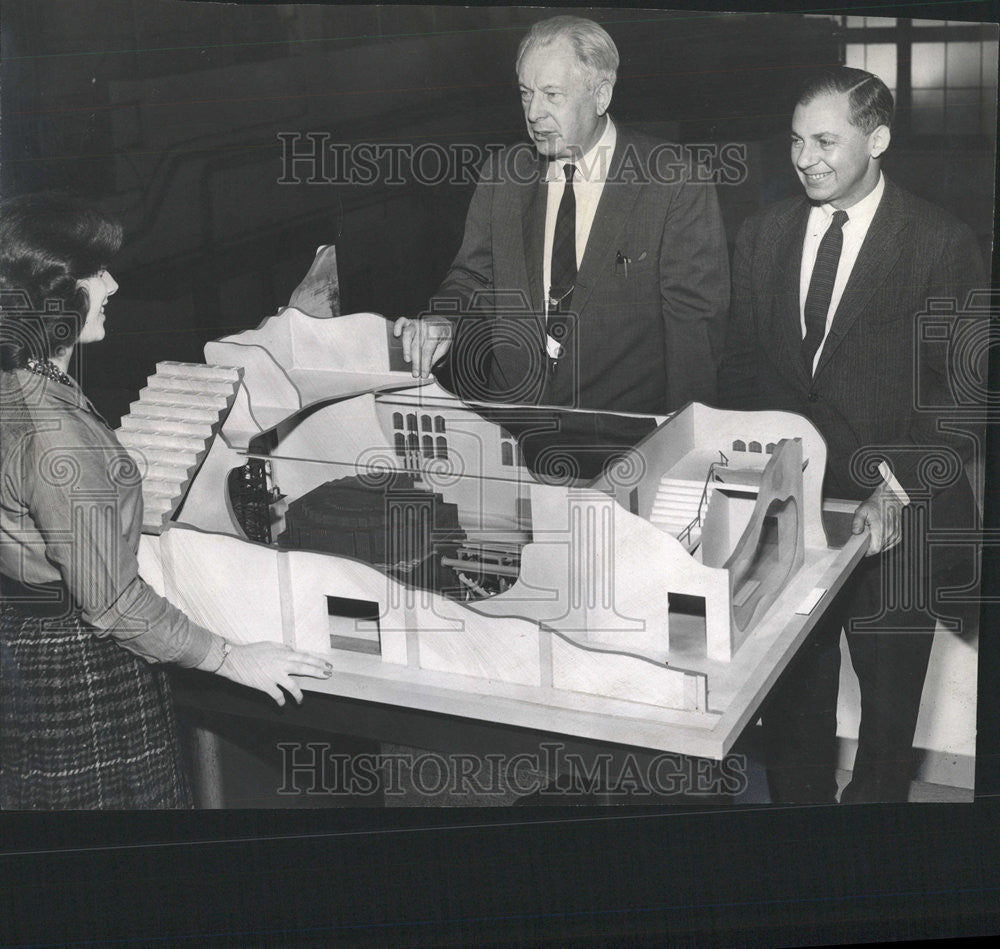 1960 Press Photo Herbert Anderson Enrico Fermi Institute Nuclear Studies - Historic Images