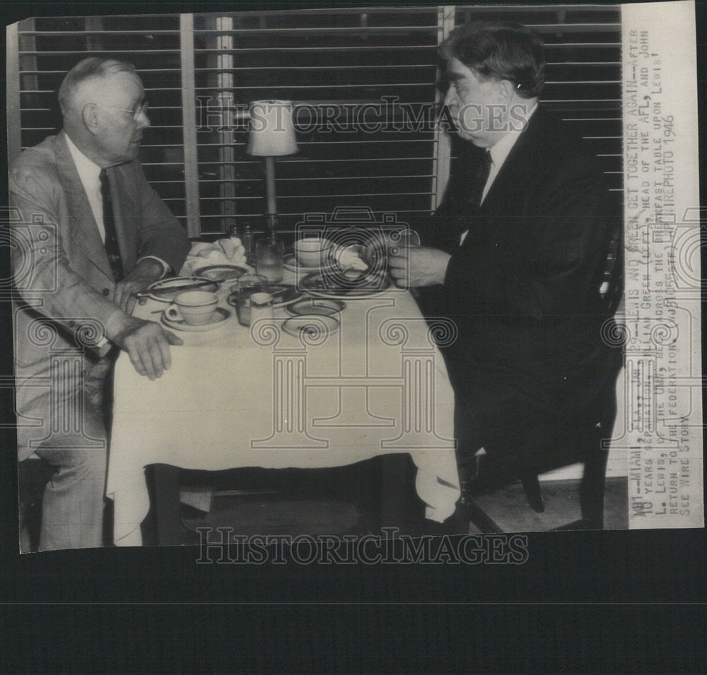 1946 Press Photo  William Cruch Head of AFL  John L. Lewin - Historic Images